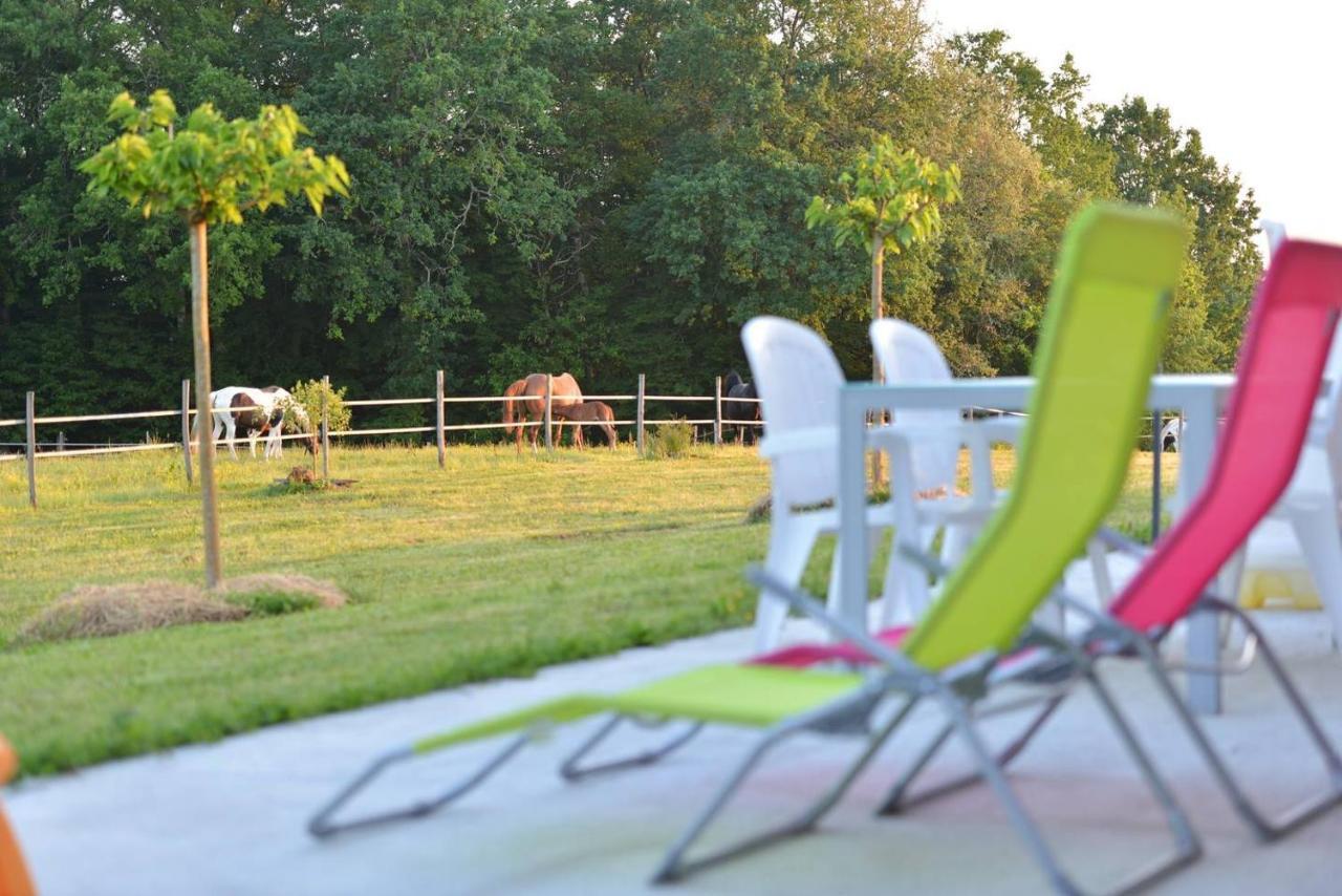 Gite Equestre Domaine Des Crins - Monpazier Capdrot Eksteriør billede